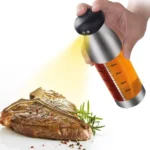 Stainless Steel Push-Type Oil Spray Bottle Barbecue Oil And Vinegar Sprayer - Image 7