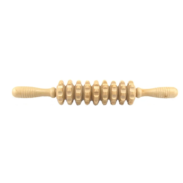Wooden Abdominal Massager Leg Roller Massager