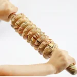 Wooden Abdominal Massager Leg Roller Massager - Image 5