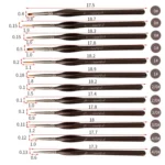 12 PCS/Set  Painting Triangle Rod Two-Color Nylon Hair Hook Line Pen Watercolor Brush Pen Art Supplies - Image 3