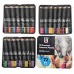 72 Color Lead Iron Box Set Environmentally Friendly Oily Color Lead Stationery Art Supplies - Image 2