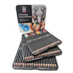 72 Color Lead Iron Box Set Environmentally Friendly Oily Color Lead Stationery Art Supplies - Image 4