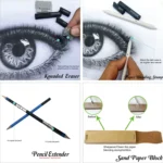 KALOUR 33 in 1 Sketch Pencil Set Beginner Brush Art Supplies - Image 7