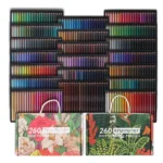 BRUTFUNER 520 Colors Color Lead Set Art Painting Oily Hand-Painted Color Lead