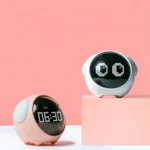 Cartoon Cmart Alarm Clock For Children Bedroom Bedside LED Lamp Charging Electronic Digital Clock - Image 5