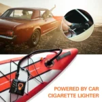 HT-785 Paddle Board 16PSI High Pressure Car Inflatable Pump 12V Electric Air Pump With 6 Connectors - Image 6