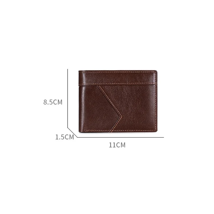 TBD0589776601_B2.webp Stitching Leather Men Wallet RFID Anti-Theft Wallet - Image 3