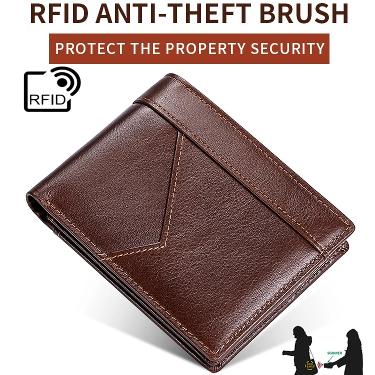 TBD0589776601_B5.webp Stitching Leather Men Wallet RFID Anti-Theft Wallet - Image 6