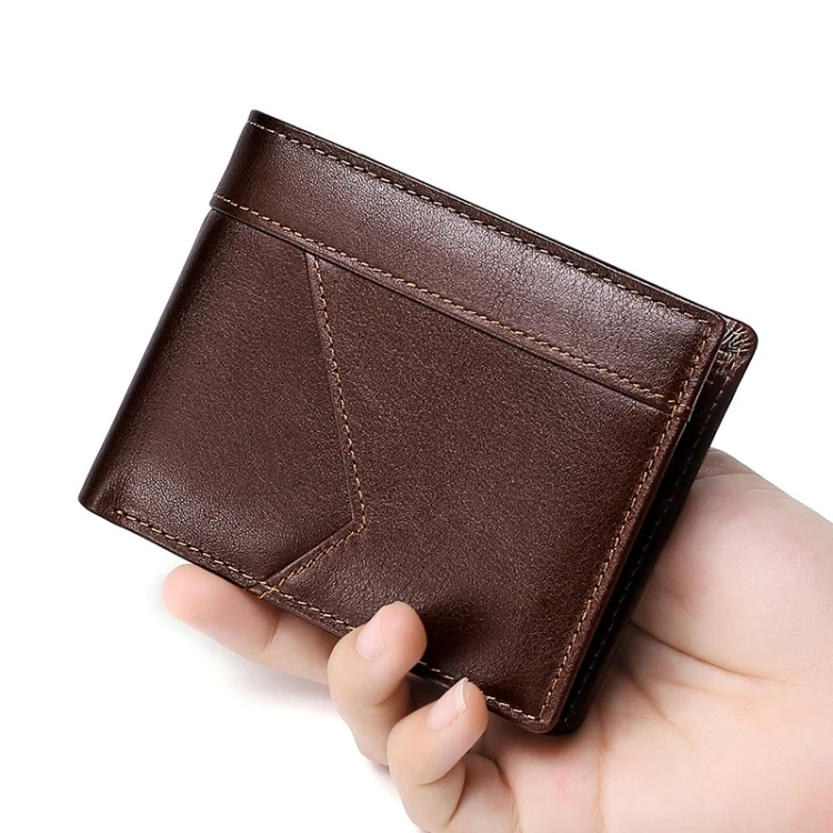 TBD0589776601_B6.webp Stitching Leather Men Wallet RFID Anti-Theft Wallet - Image 7