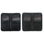 15 PCS/Set Hook Line Pen Brush Set Nylon Watercolor Oil  Tip/Elbow Pen - Image 2