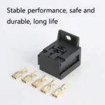 20 Sets D2K5PS 5-pin Automotive Plastic Handle Relay Socket with Terminal - Image 2