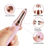 Ladies Shaver 2 In 1 Lipstick Epilator Mini Face Shaver - Image 3