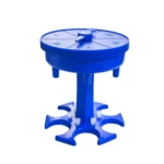 6 Cups Wine Dispenser Automatic Diversion Wine Pourer With Game Turntable, Style: - Image 7