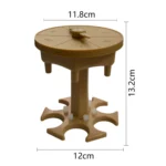 6 Cups Wine Dispenser Automatic Diversion Wine Pourer With Game Turntable, Style: - Image 2