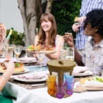 6 Cups Wine Dispenser Automatic Diversion Wine Pourer With Game Turntable, Style: - Image 6