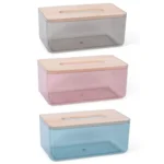 Household Living Room Transparent Tissue Storage Box - Image 7