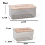 Household Living Room Transparent Tissue Storage Box - Image 2