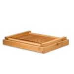 Bamboo Household And Commercial Multi-Function Bread Cutting Plate Sliced Cutting Board Bread Slices Bread Plate - Image 4