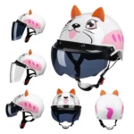 BYB X-866 Adult Electric Motorcycle Helmet Men And Women Universal Hard Hat - Image 7