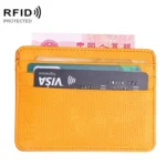 KT1002 RFID Function Lizard Pattern Bank Card Holder PU Business Card Case