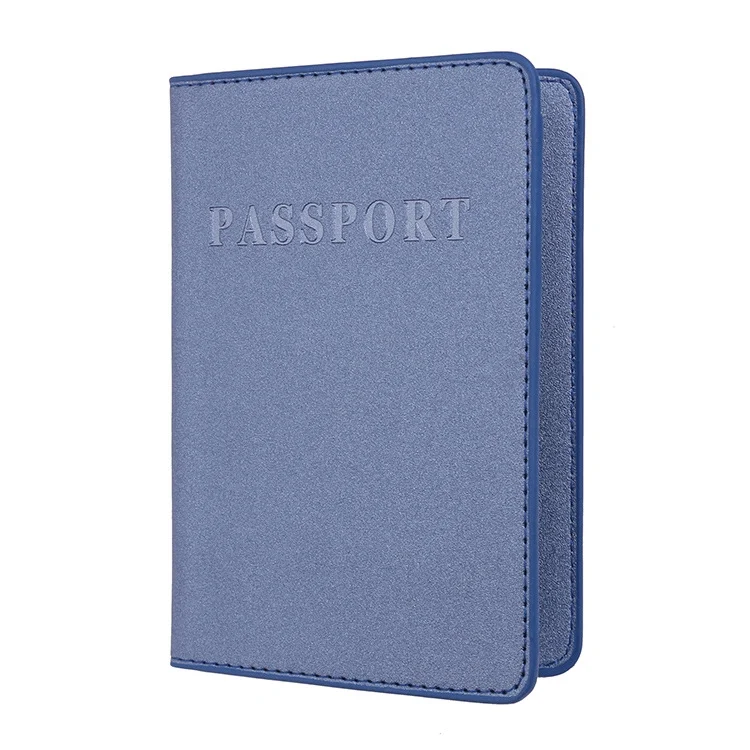 MS101 Frosted PU Multi-Card Passport Holder Travel Abroad Passport Card Holder