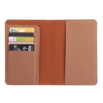 MS101 Frosted PU Multi-Card Passport Holder Travel Abroad Passport Card Holder - Image 2