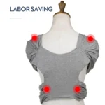 Baby Carrier Double Shoulder Front Holding Baby Carrier Portable Baby X Carrying Bag,Size: - Image 4