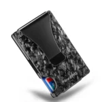 New Bring  Metal Card Holder Men Ultra-Thin Anti-Theft Compact Wallet Card Holder