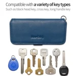 New Bring Pull-Out Key Case Coin Purse Men And Women Leather Simple Key Storage Bag - Image 5