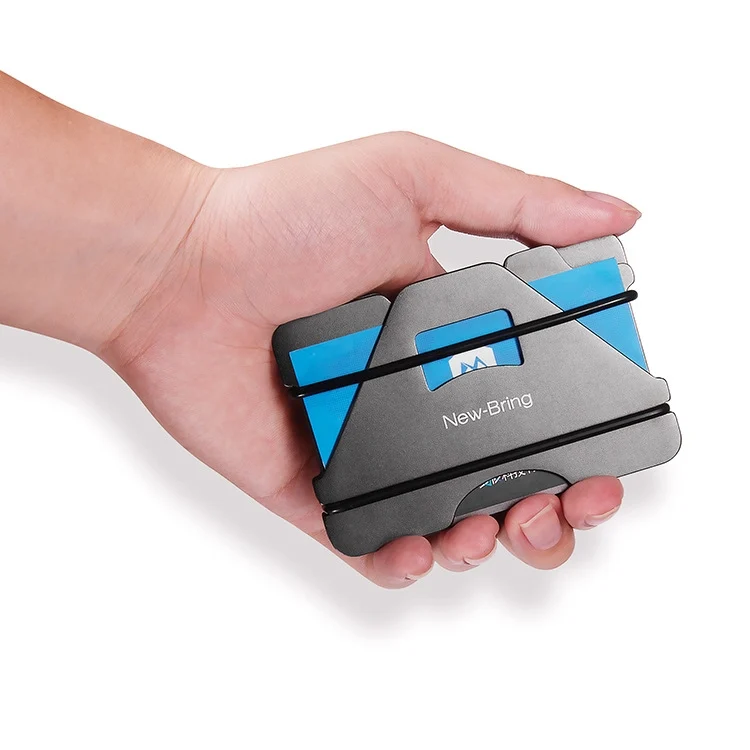 TBD0591242201_B3.webp New Bring Metal Card Holder Anti-Demagnetization Anti-Theft Brush Anti-RFID Card Holder Ultra-Thin Card Holder Men Wallet - Image 4