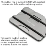 New Bring Metal Card Holder Anti-Demagnetization Anti-Theft Brush Anti-RFID Card Holder Ultra-Thin Card Holder Men Wallet - Image 5