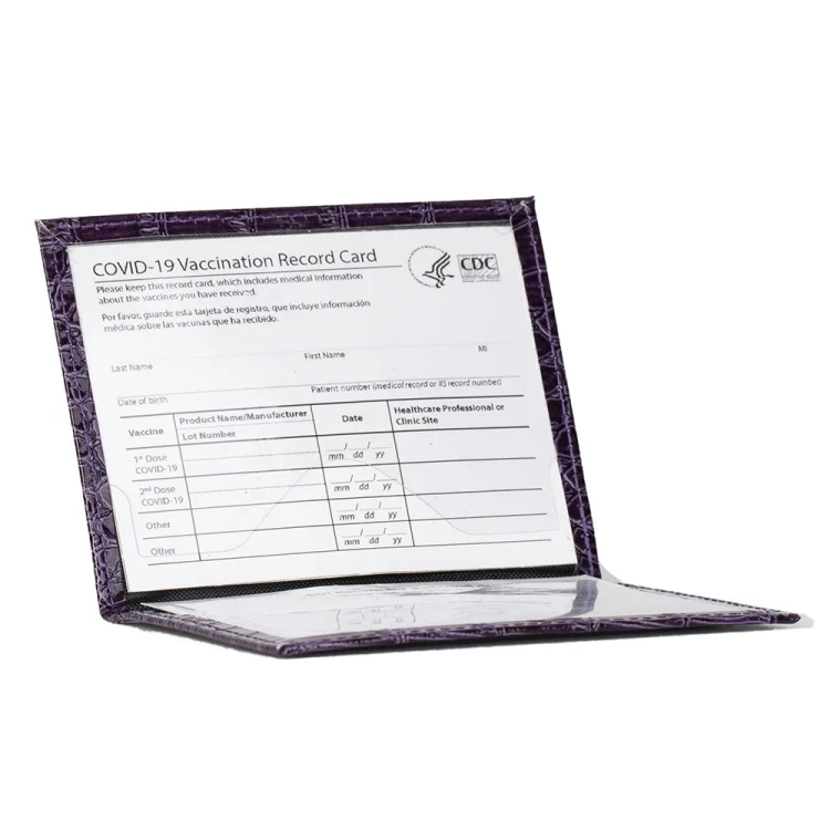 TBD0591244301_B2.webp PCVC1009 Crocodile Pattern PU Card Holder CDC Document Holder - Image 3