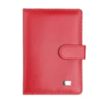 Covc1002 Bank Card Passport Card Holder With Buckle Clip PU Document Protection Card Holder