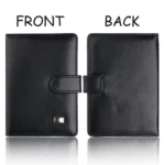 Covc1002 Bank Card Passport Card Holder With Buckle Clip PU Document Protection Card Holder - Image 3