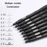 NORA 2 Packs Fine Art Drawing Hook Line Pen Engineering Drawing Comic Stroke Pen - Image 6