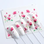 5 PCS Flamingo Nail Stickers Water Decals Cute Animals Rabbit Owl Wraps Flora Watermark Adhesive Decoration Manicure - Image 5