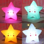 3 PCS Stars Night Light Baby Care Bedside Decoration Light - Image 2