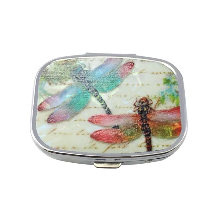 TBD0591989101A.webp 2 PCS Y10336 Two-Compartment Metal Portable Pill Box - Image 1