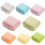 JS0018 Wheat Portable Sealed Pill Box with 6 Compartments For Pill Health Care Box - Image 2