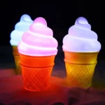 3 PCS Cartoon Ice Cream Night Light Children Room LED Light - Image 3
