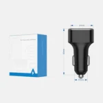 Three USB Ports Car Fast Charging Charger For Huawei/For OPPO/VIVO/OnePlus And Other Flash Charging - Image 2