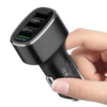Three USB Ports Car Fast Charging Charger For Huawei/For OPPO/VIVO/OnePlus And Other Flash Charging - Image 4