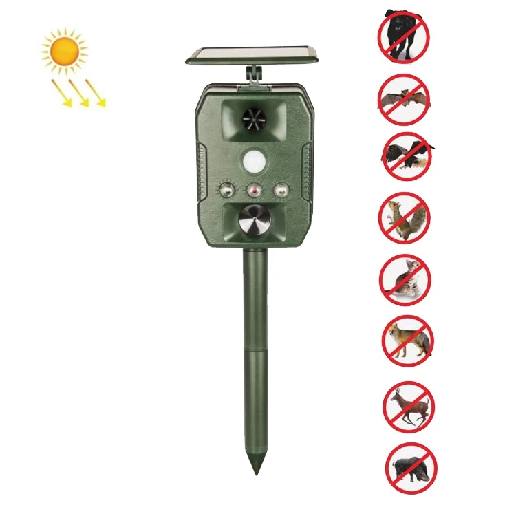 TBD05922884.webp Ultrasonic Mouse Repeller Solar Outdoor Animal Repeller - Image 1
