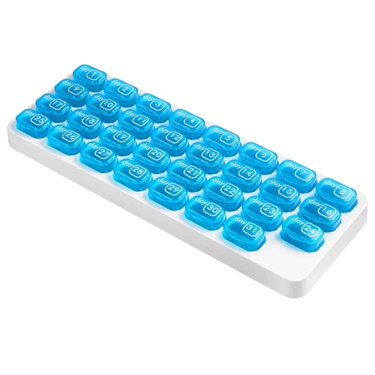TBD0592289501A.webp S-015 31 Grid Keyboard Type Plastic Pill Box - Image 1
