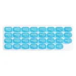 S-015 31 Grid Keyboard Type Plastic Pill Box - Image 2
