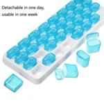 S-015 31 Grid Keyboard Type Plastic Pill Box - Image 4