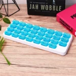 S-015 31 Grid Keyboard Type Plastic Pill Box - Image 7