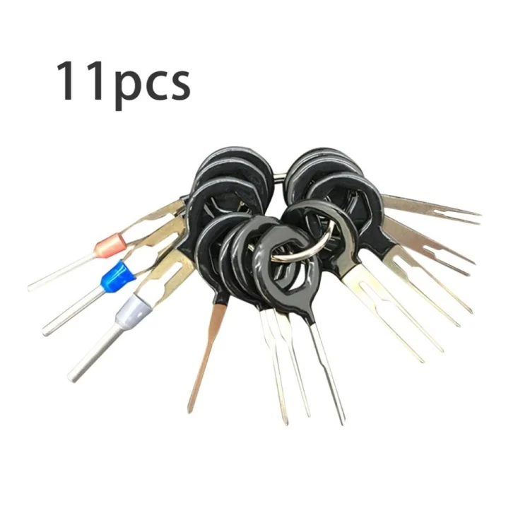 TBD0592534_1.webp 11 PCS Car Extractor Terminal Removal Tool Kit Electrical Wiring Crimp Connector Puller Release Pin Extractor Kit - Image 2