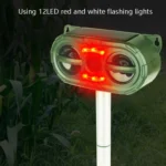 Ultrasonic Mouse Repeller Solar Outdoor Animal Repeller - Image 6