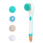 Electric Bath Massage Brush 4 In 1 Multi-Function Long-Handled Scrubbing Device